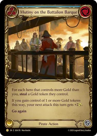 SEA Mutiny on the Battalion Barque (Treasure) Cold Foil