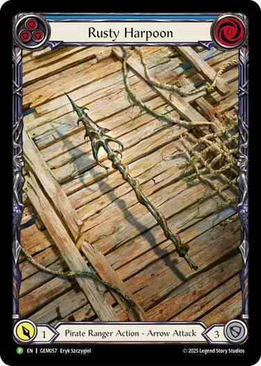 GEM Rusty Harpoon Rainbow Foil