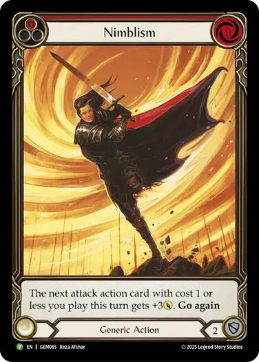 GEM Nimblism (Red) Rainbow Foil