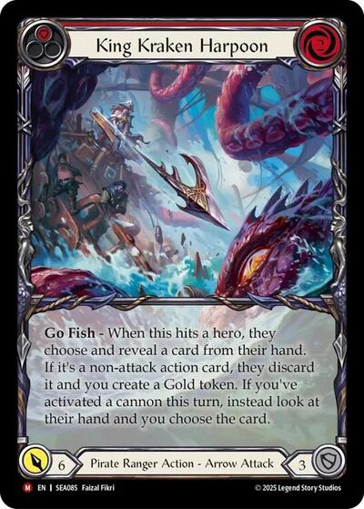 SEA King Kraken Harpoon (Extended Art) Rainbow Foil