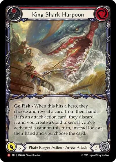 SEA King Shark Harpoon (Extended Art) Rainbow Foil