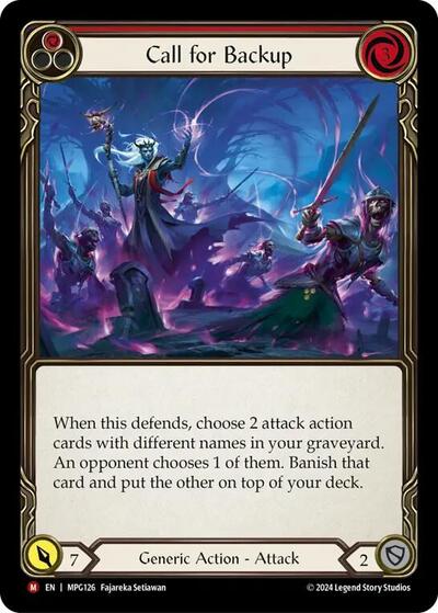 MPG Call for Backup Rainbow Foil