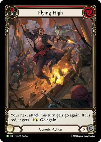 LGS Flying High (Red) - LGS411 Rainbow Foil