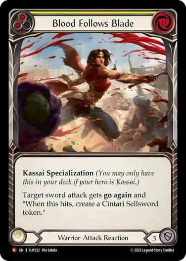 SUP Blood Follows Blade Rainbow Foil
