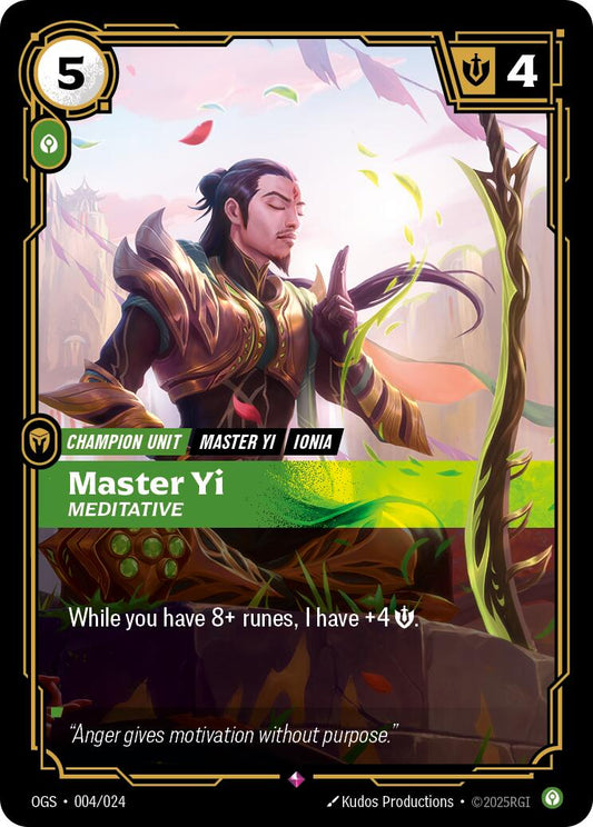 Master Yi - Meditative