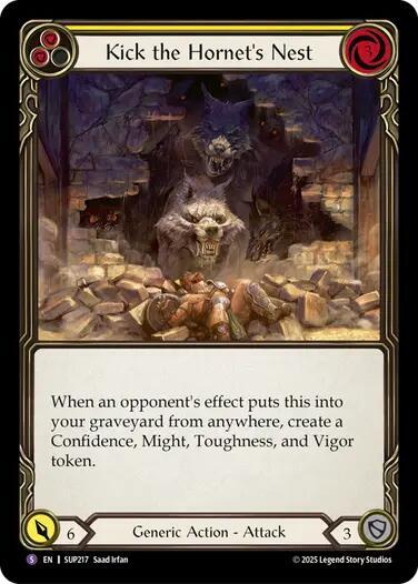 SUP Kick the Hornet's Nest Rainbow Foil