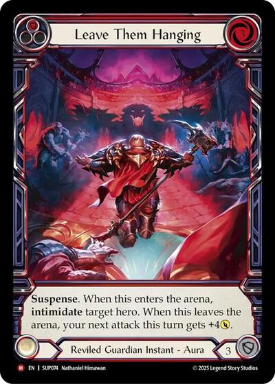 SUP Leave Them Hanging (Extended Art) Cold Foil