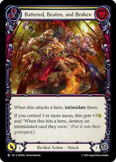 SUP Battered Beaten and Broken Rainbow Foil