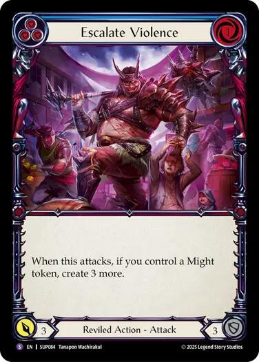 SUP Escalate Violence Rainbow Foil
