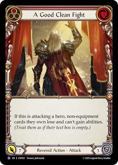 SUP A Good Clean Fight Rainbow Foil