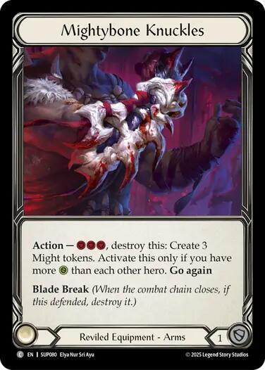 SUP Mightybone Knuckles Cold Foil