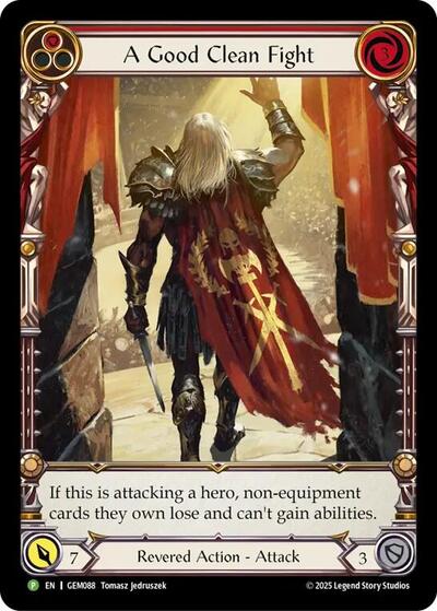 GEM A Good Clean Fight Rainbow Foil