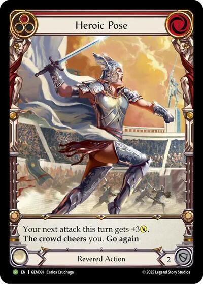 GEM Heroic Pose Rainbow Foil