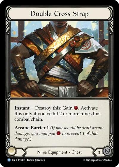 PEN Double Cross Strap Cold Foil