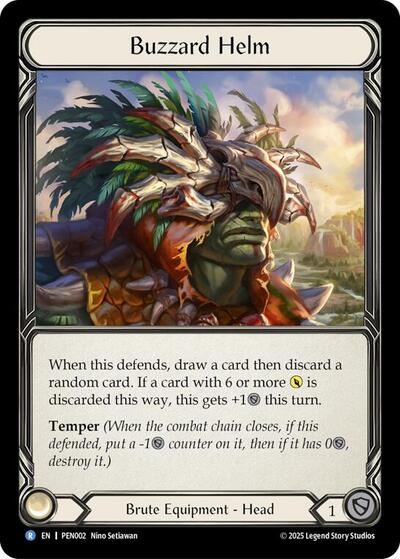 PEN Buzzard Helm Cold Foil