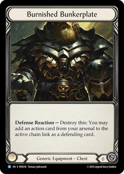 PEN Burnished Bunkerplate Cold Foil