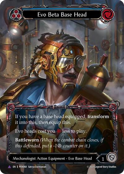 PEN Evo Beta Base Head (Blue) (Marvel) Cold Foil