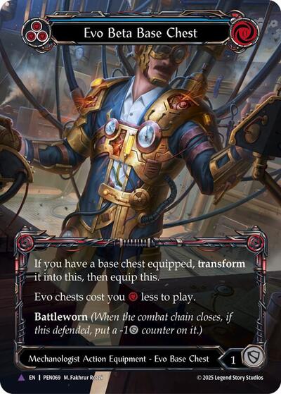 PEN Evo Beta Base Chest (Blue) (Marvel) Cold Foil