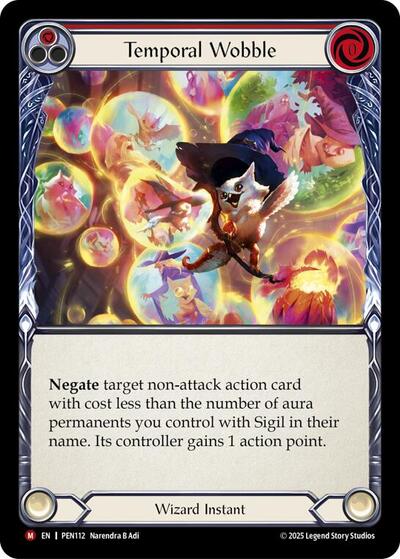 PEN Temporal Wobble (Red) Rainbow Foil