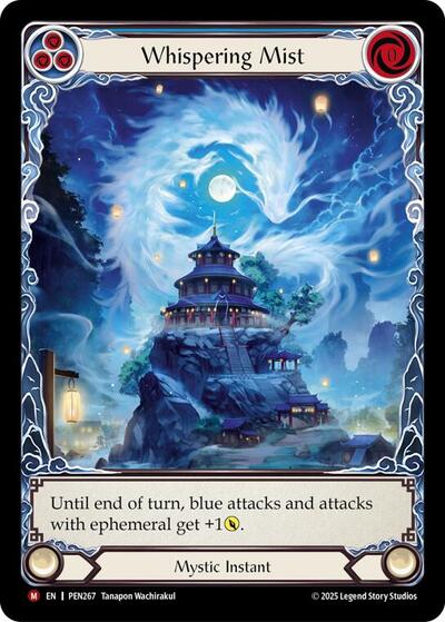 PEN Whispering Mist (Blue) (Extended Art) Rainbow Foil