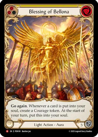 PEN Blessing Of Bellona (Yellow) (Extended Art) Cold Foil