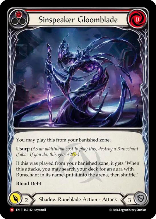 Sinspeaker Gloomblade