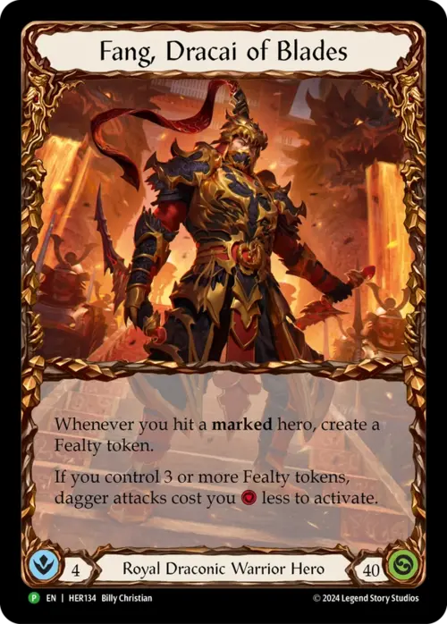 HER Fang Dracai of Blades - HER134 Rainbow Foil