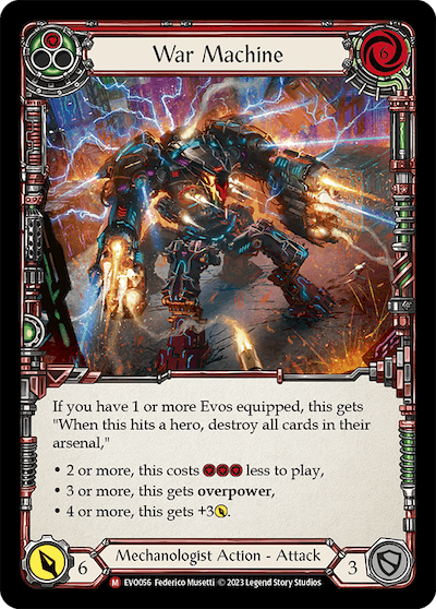 EVO War Machine Rainbow Foil